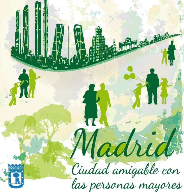 Logotipo de las jornadas 'Madrid ciudad amigable con las personas mayores'