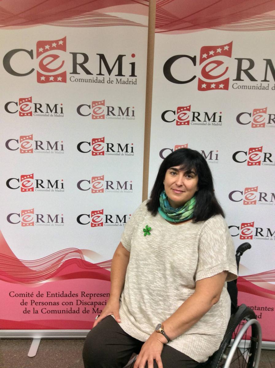 Mayte Gallego, presidenta de CERMI Comunidd de Madrid