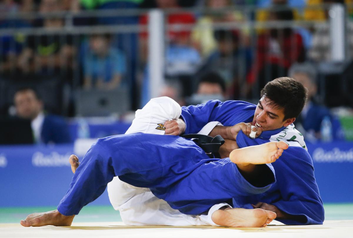 Daniel Gavilán en un momento de la competición en Río
