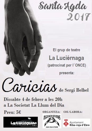 Cartel de la actuación de 'La Luciérnaga' en Riba Roja