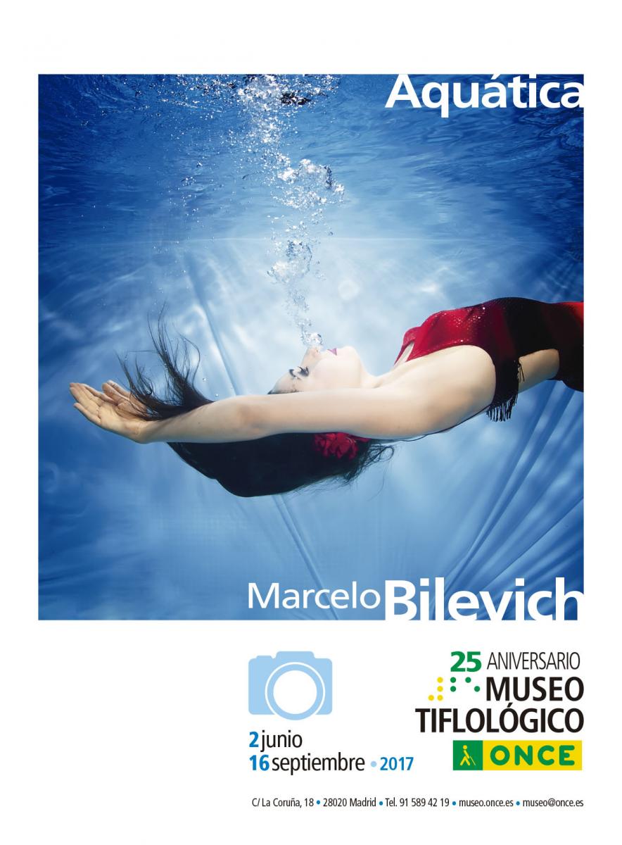 Cartel de la exposición de Bilevich en el Tiflológico