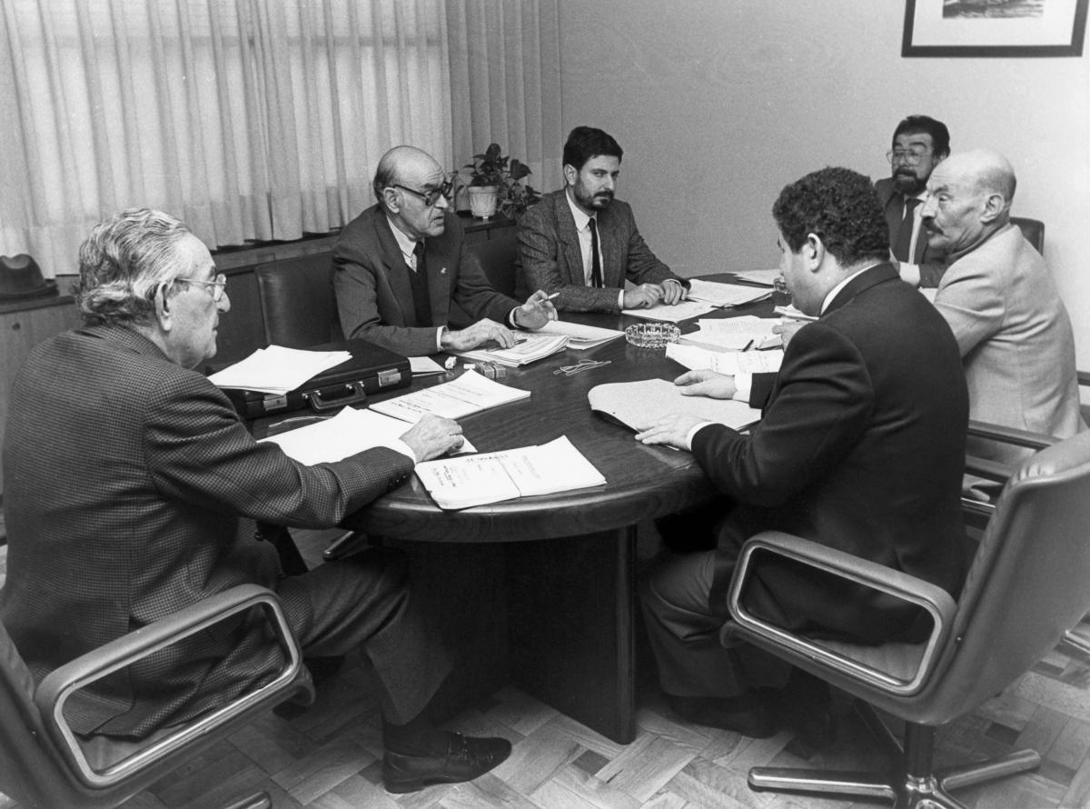 Primera reunión de los jurados de los Tiflos en el año 1986