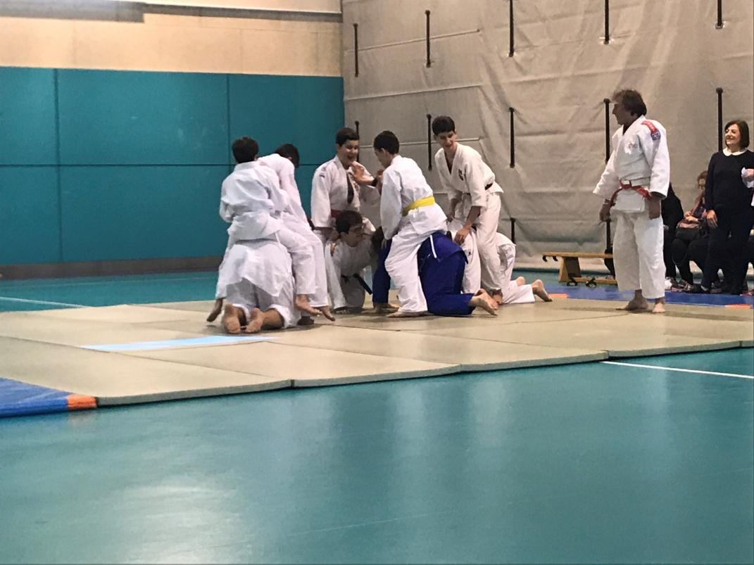 Un momento de la competición de Judo