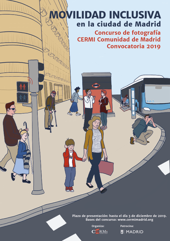 Cartel completo del Concurso de Fotografía de CERMI Comunidad de Madrid