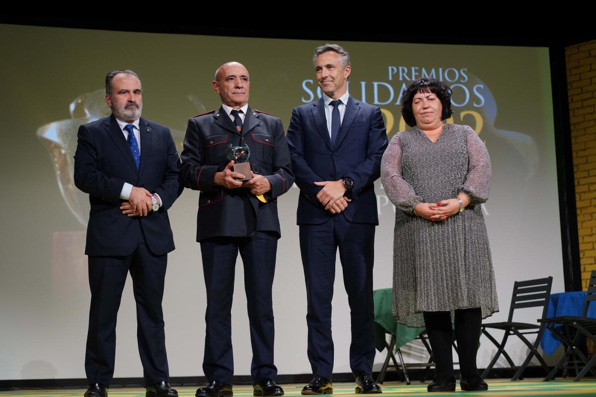 Entrega del galardón al Cuerpo de Bomberos de la Comunidad de Madrid