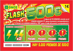 Boleto de Flash 500