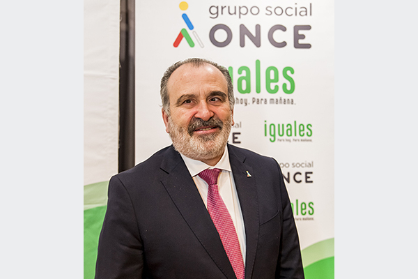Luis Natalio Royo Paz, delegado de la ONCE en Madrid