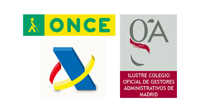 Logos de ONCE, Renta e ICOGAM