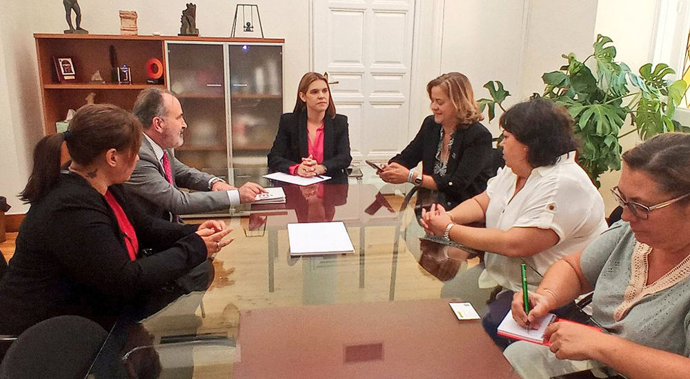 Reunión con la alcaldesa de Alcalá de Henares