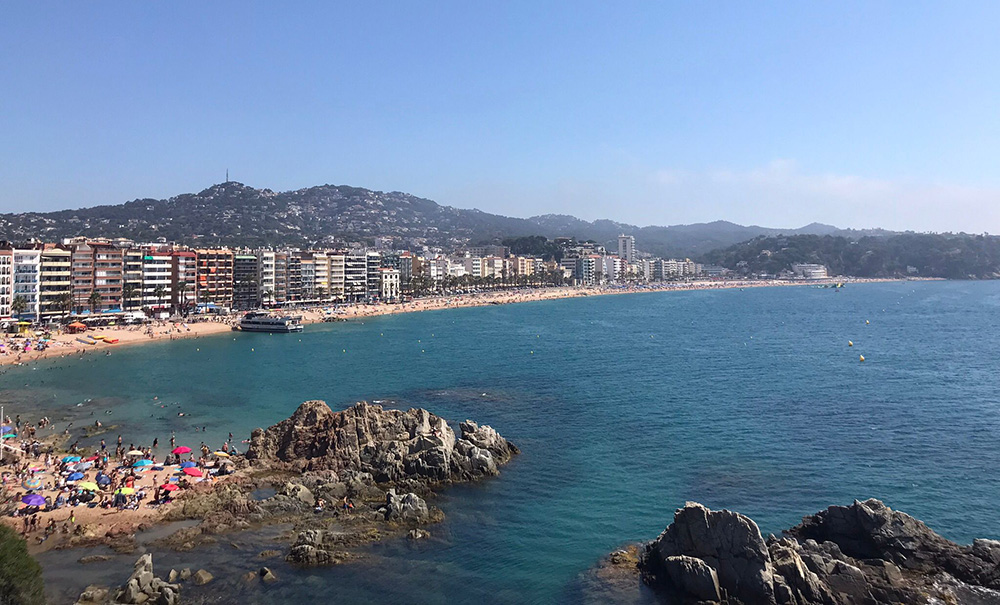 Panorámica de la playa