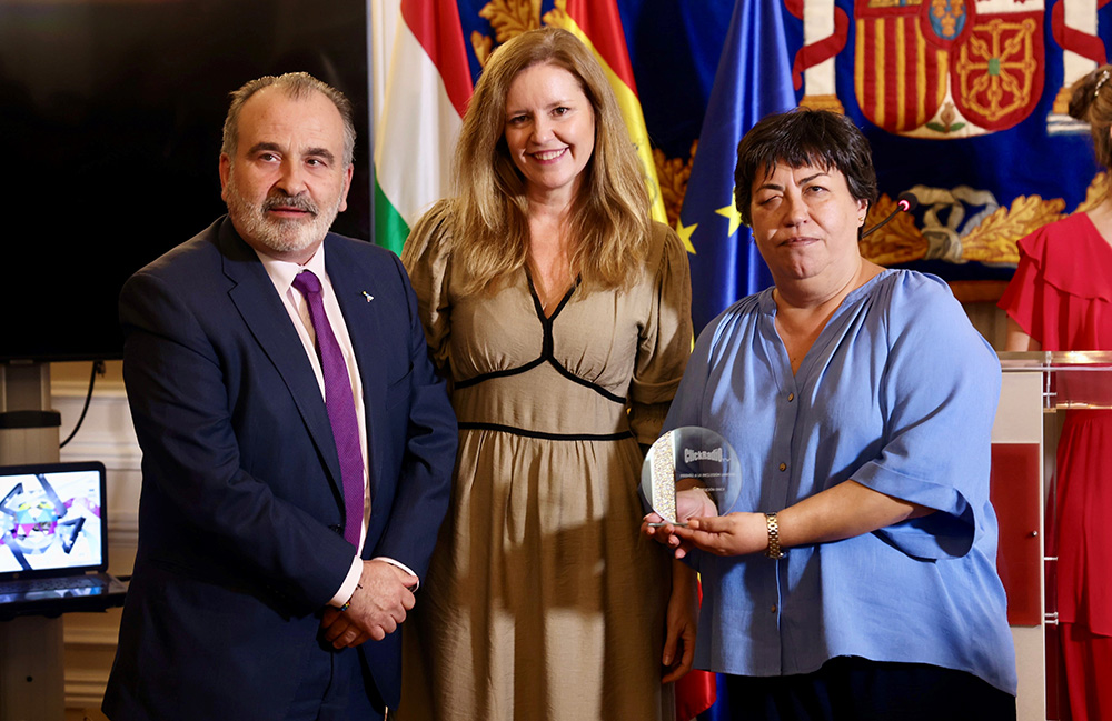 Luis Natalio, Ana Dávila y Mª Teresa Rodríguez