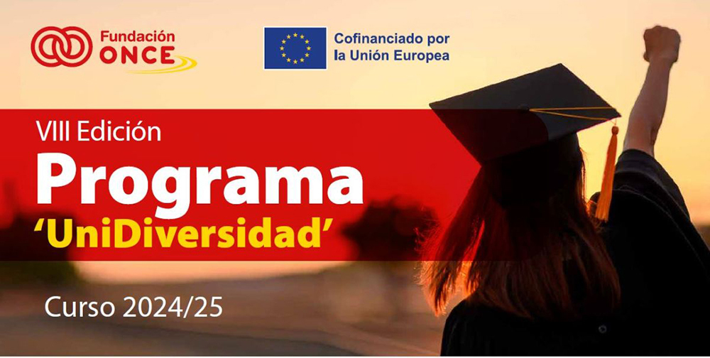 Cartel del programa UniDiversidad de Fundación ONCE