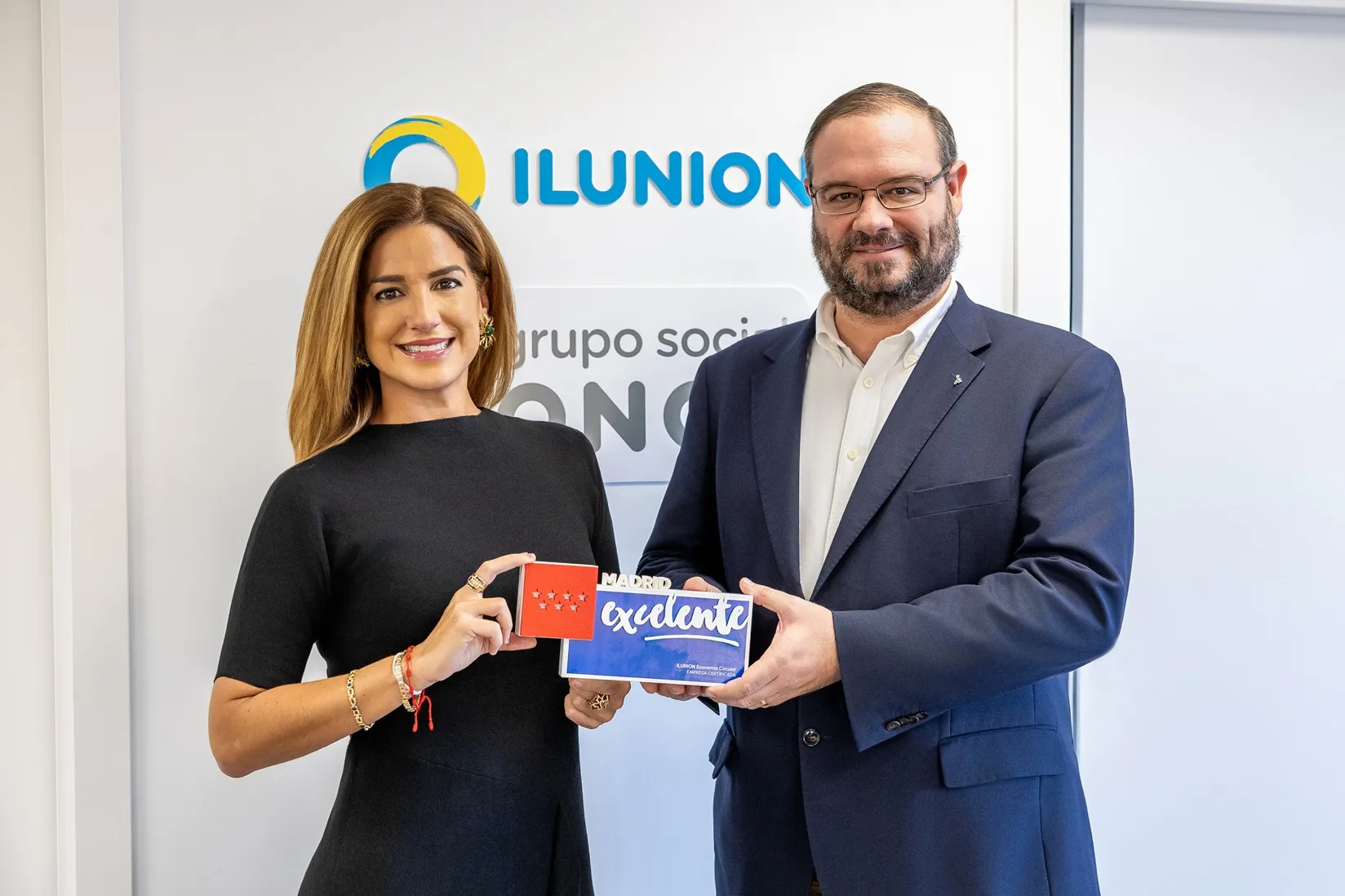 Ilunion recibiendo el sello Madrid Excelente