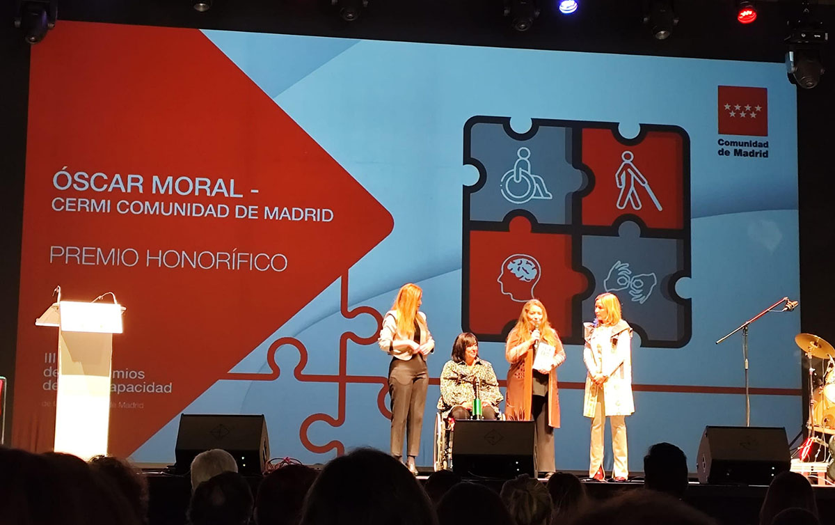 Entrega del reconocimiento en la Comunidad de Madrid