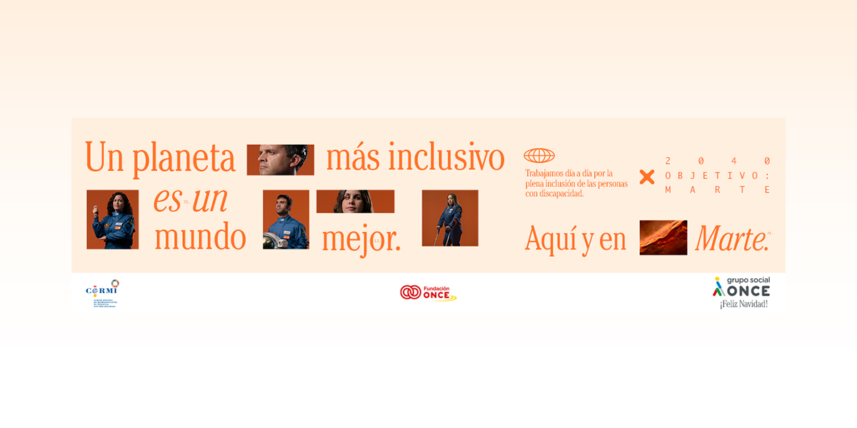 Banner de la campaña 'Aquí y en Marte'