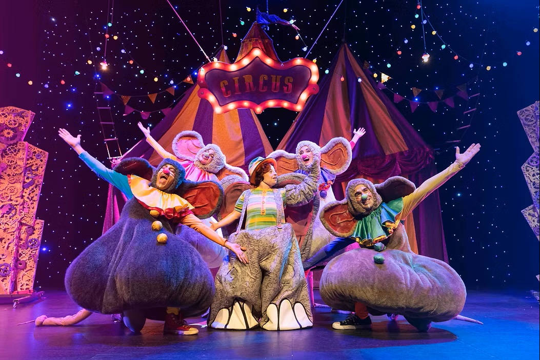 Un momento de la representación del musical de 'Dumbo'