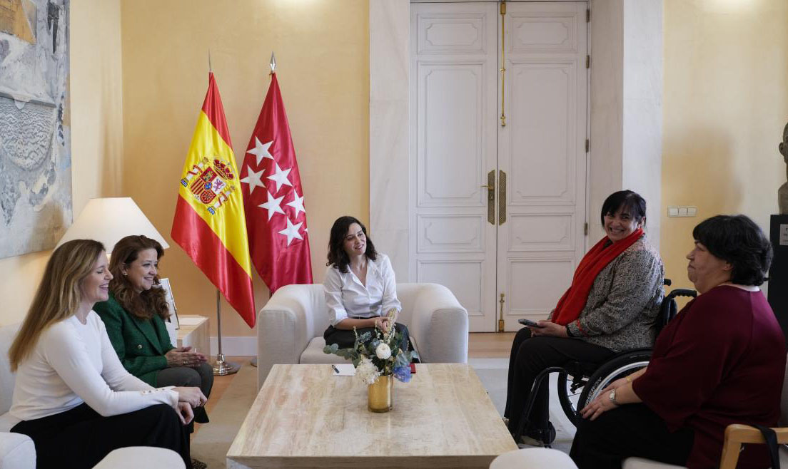 Reunión de Díaz Ayuso con CERMI Comunidad de Madrid