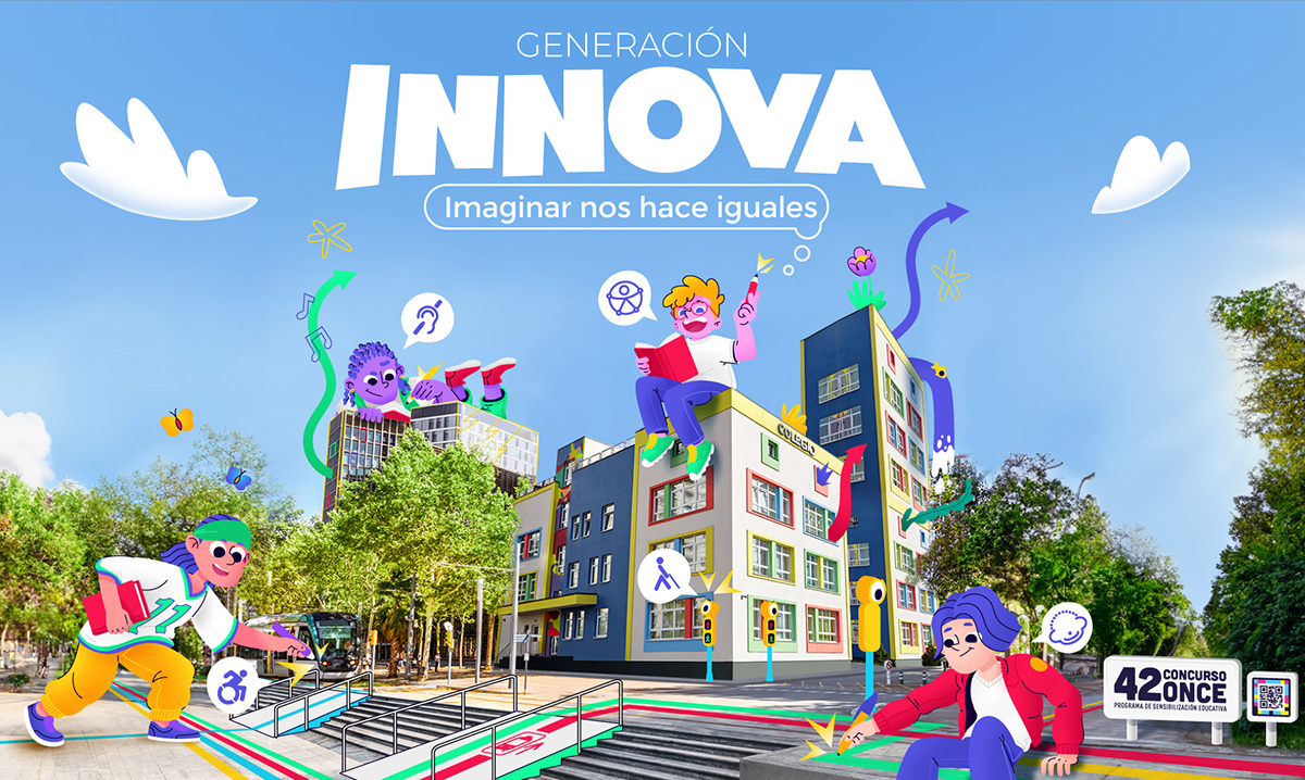 Cartel del 42 Concurso Escolar de la ONCE