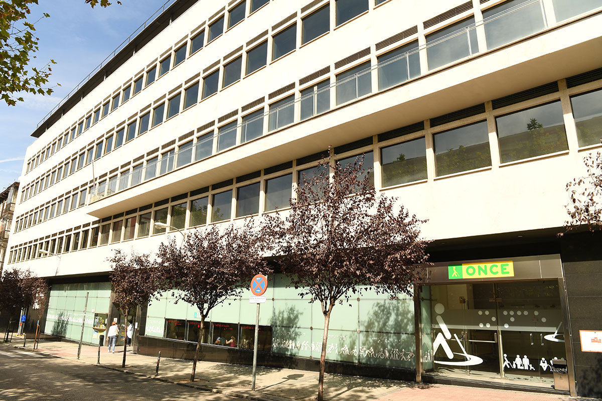 Fachada de la Delegación Territorial de la ONCE en Madrid
