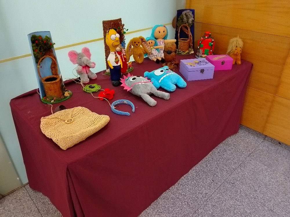 Muestra del taller de artesanía