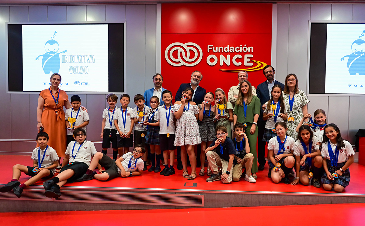 Foto de familia de los ganadores