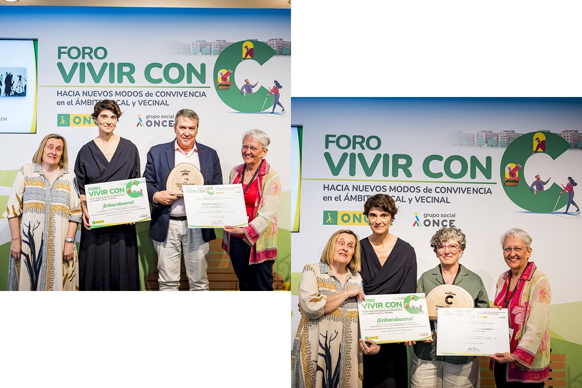 Entrega de los premios a Juan de Dios y Coral Barbat