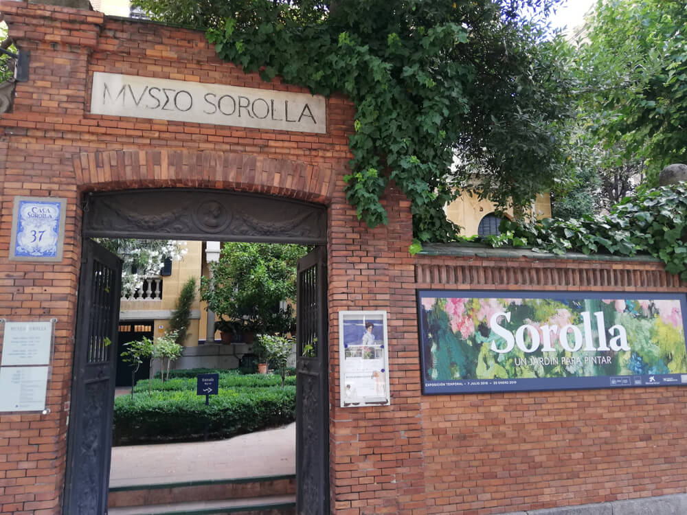 Entrada al Museo Sorolla