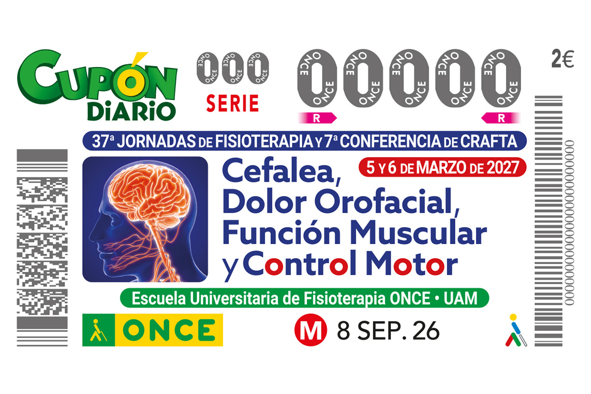 Cupón dedicado a las 37 Jornadas de la Escuela Universitaria de Fisioterapia