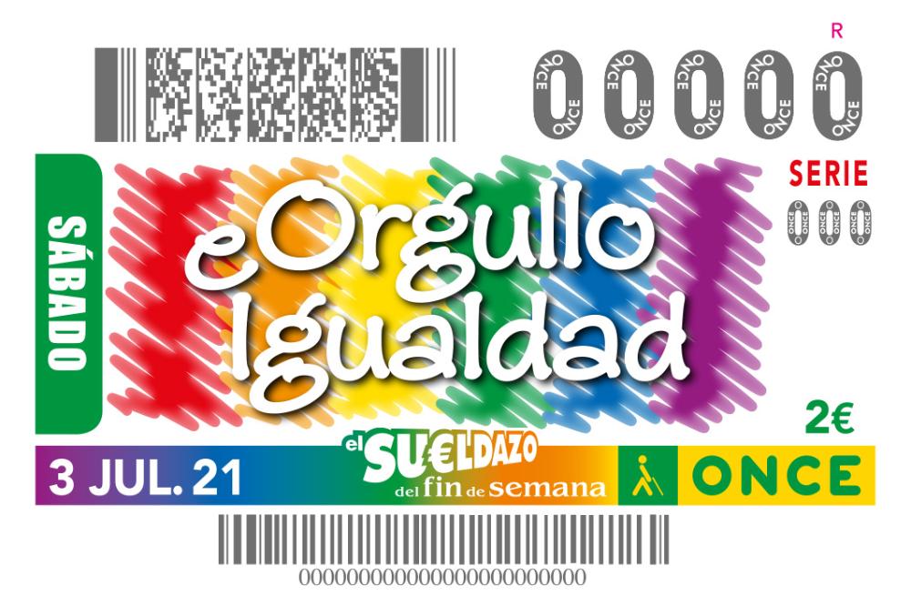 Cupón del 3 de julio dedicado al día del Orgullo LGTBI 2021