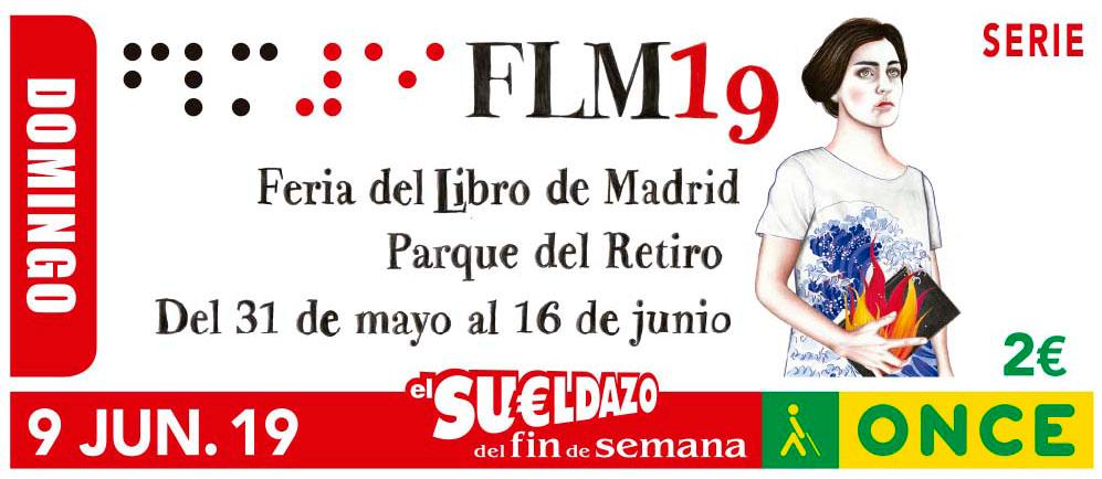 Cupón del 9 de junio dedicado a la Feria del Libro de Madrid