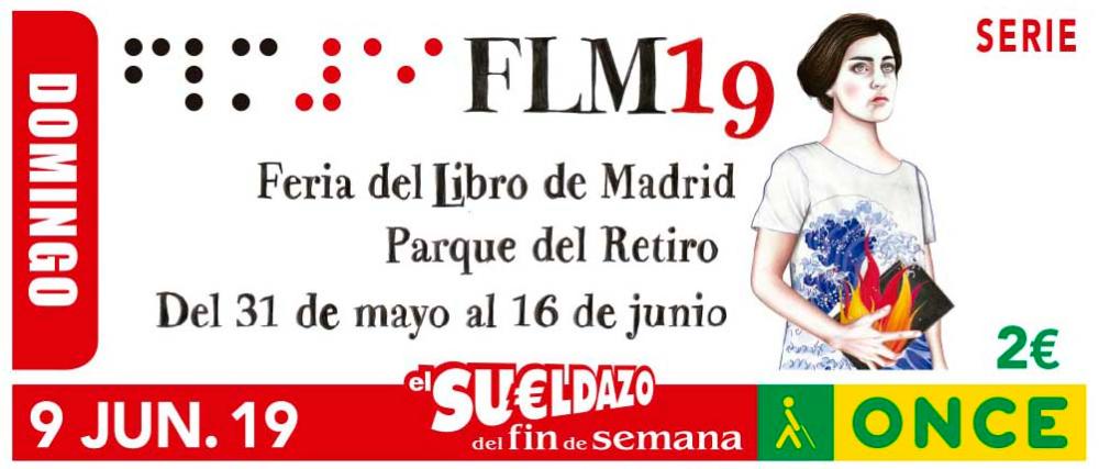 Cupón del 9 d ejunio dedicado a la Feria del Libro