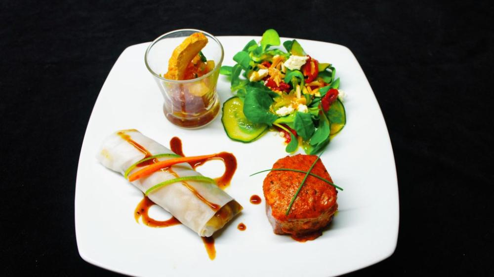 Uno de los platos de Dans le Noir?