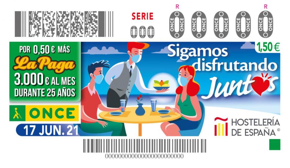 Cupón del 17 de junio dedicado a la hostelería