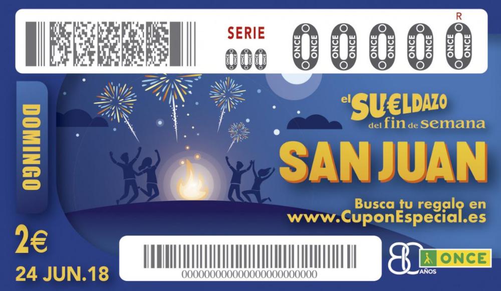 Cupón del domingo 24 de junio dedicado a San Juan