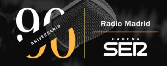 Logo del 90 Aniversario de Radio Madrid