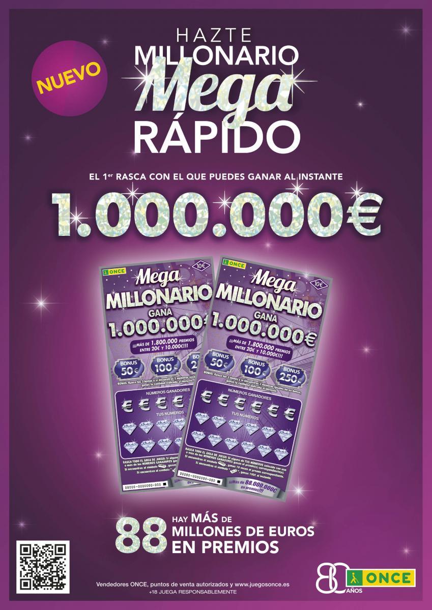 Cartel publicitario Mega Millonario