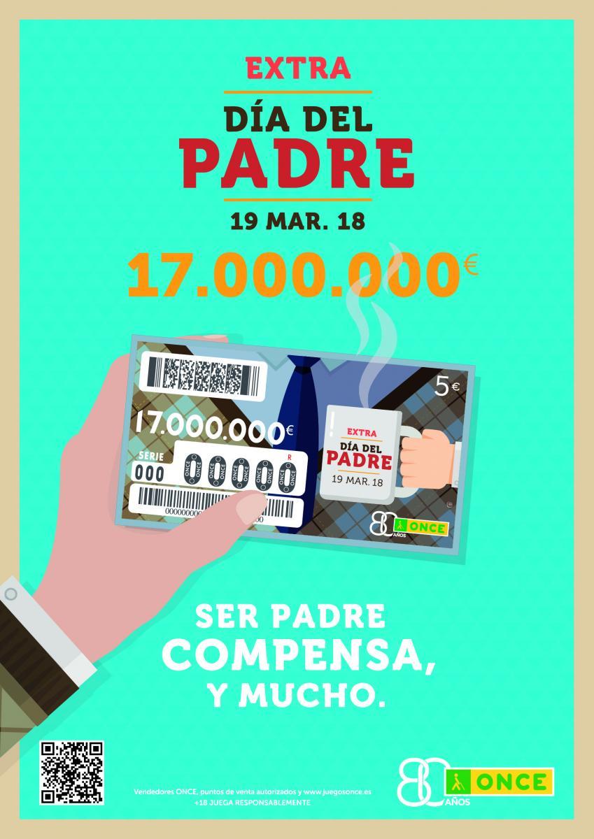 Cartel publicitario Extra Día del Padre 2018