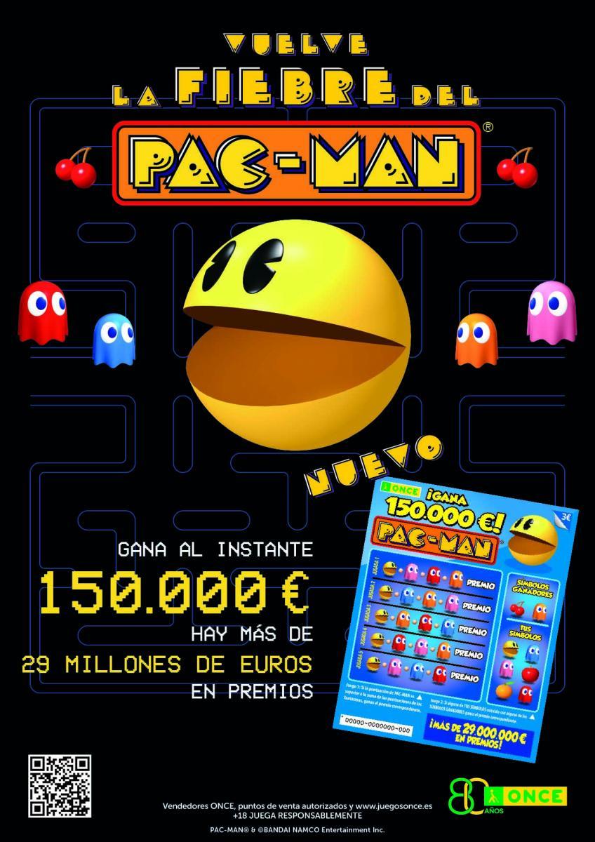 Cartel publicitario del Rasca Pac Man