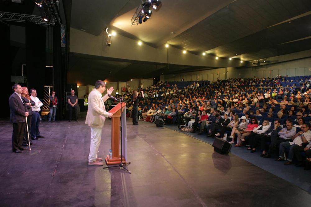 Saludo institucional en el Auditorio del Parque de Atracciones