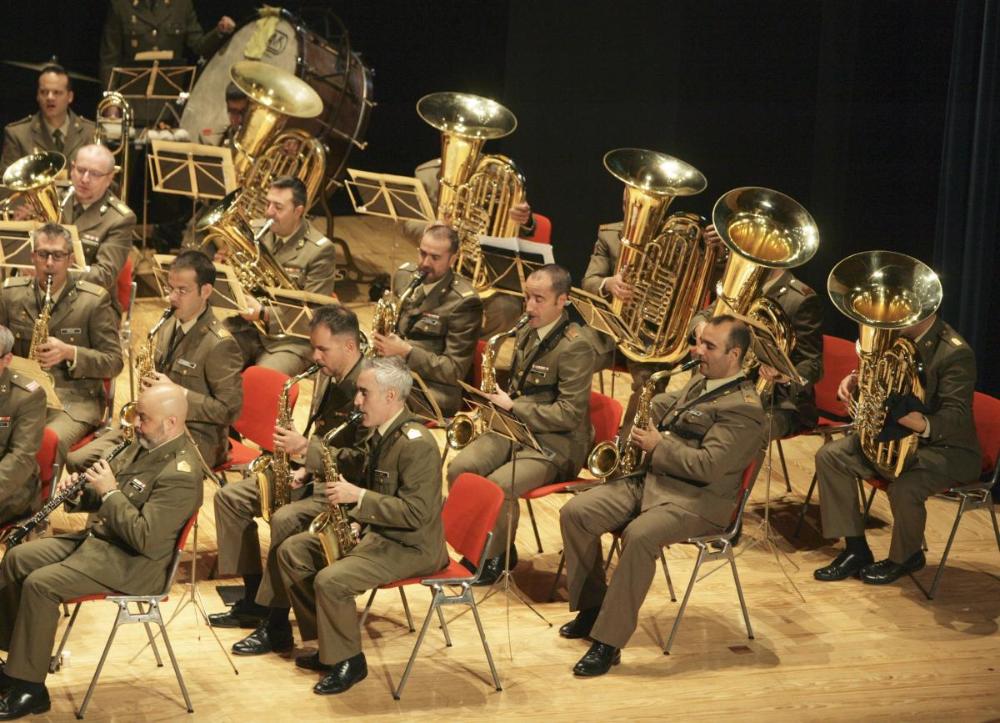 Primer plano de algunos de los músicos