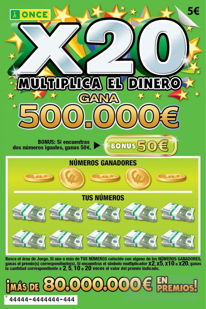 Boleto del Rasca X20