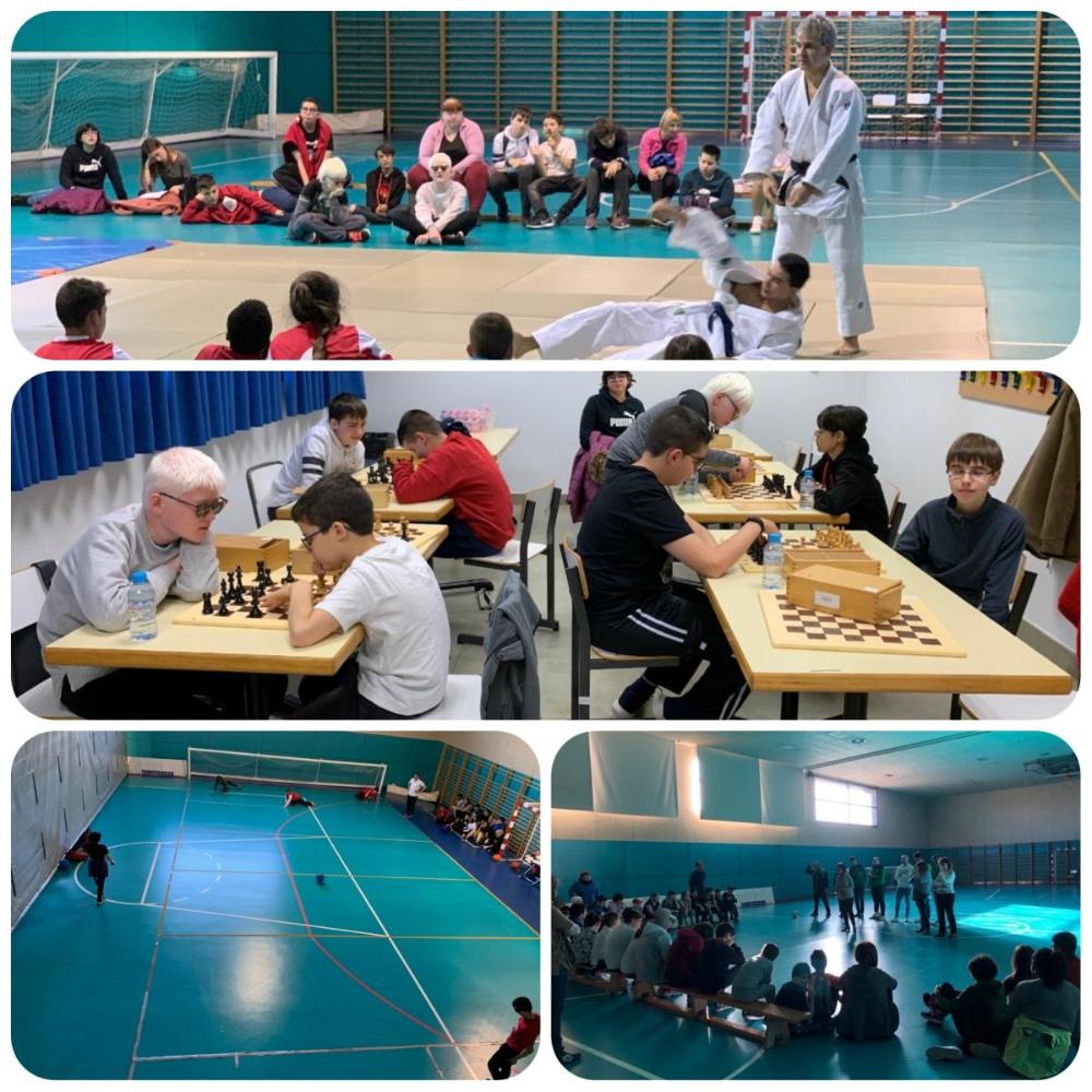 Collage con las diferentes actividades deportivas