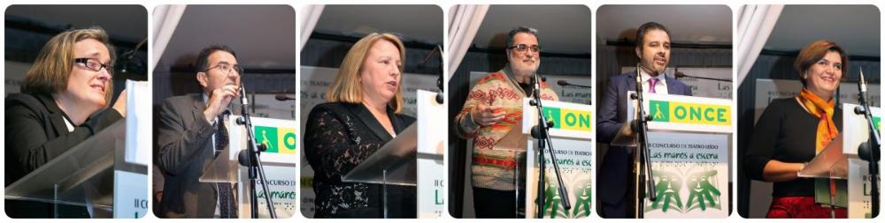 Autoridades participantes en el acto de entrega de galardones