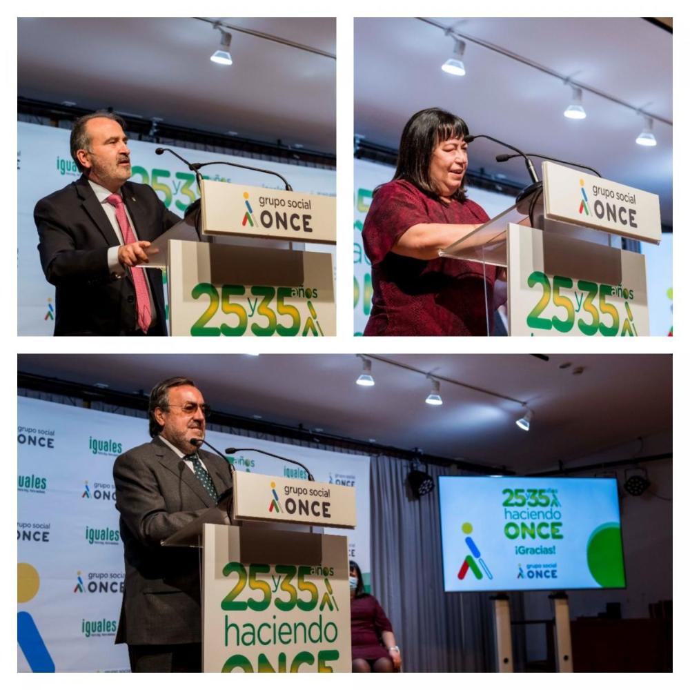 Collage con las autoridades