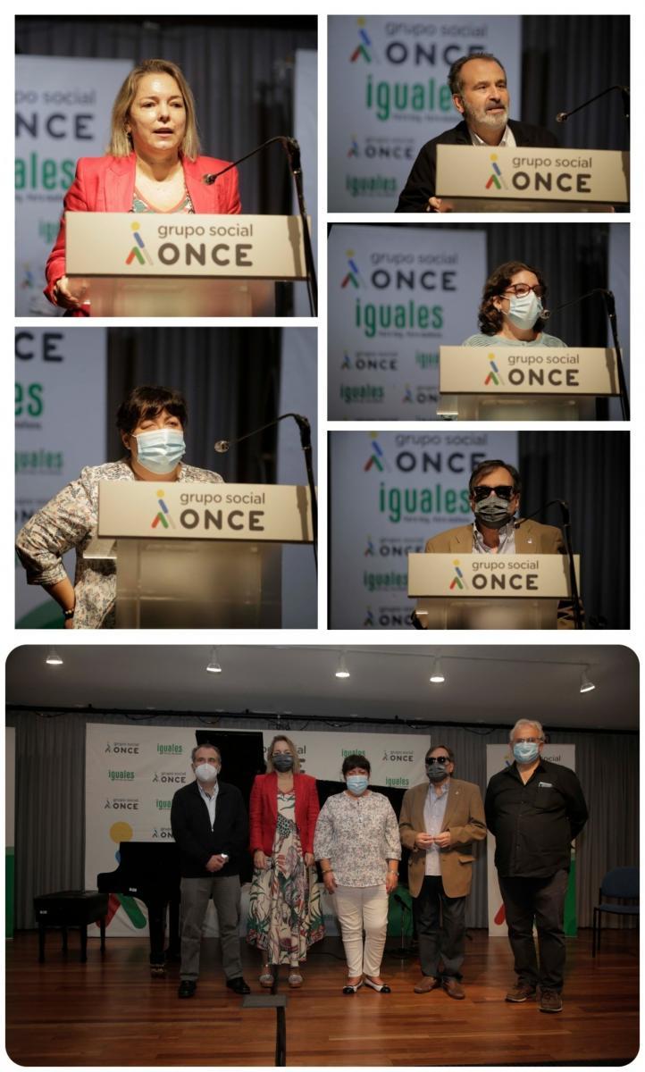 Collage con todas las autoridades que han intervenido en la clausura