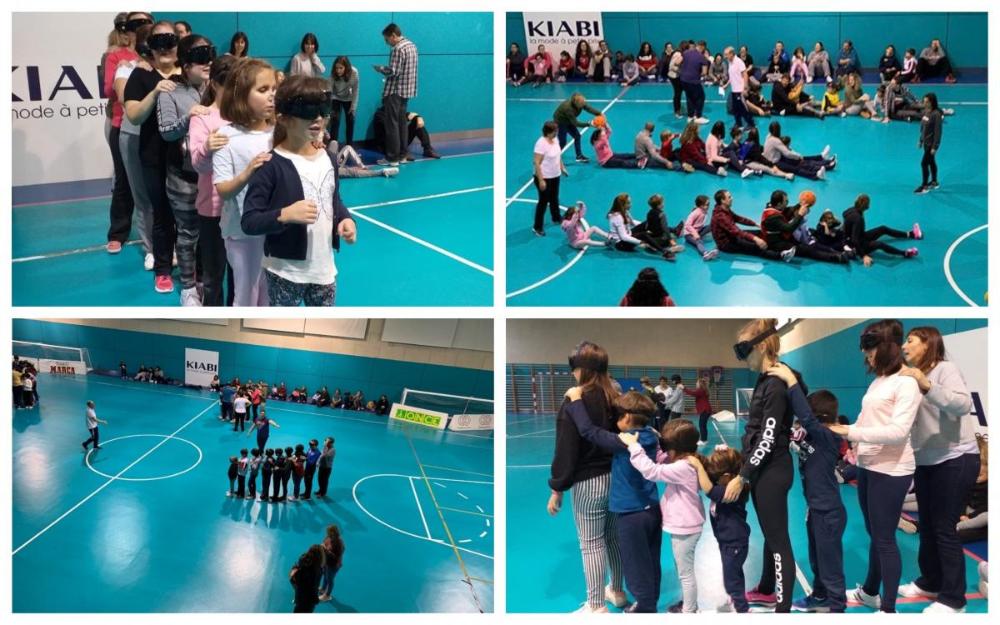Collage con actividades deportivas