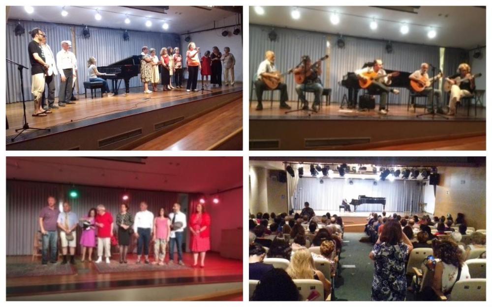 Muestras de canto, piano y teatro