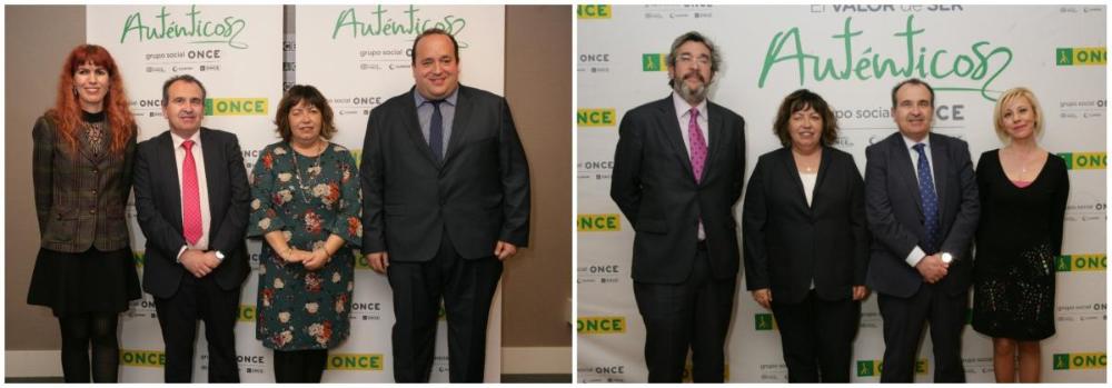 Collage con las fotos de familia de presentación de las agencias de Ciudad Lineal y Tetuán