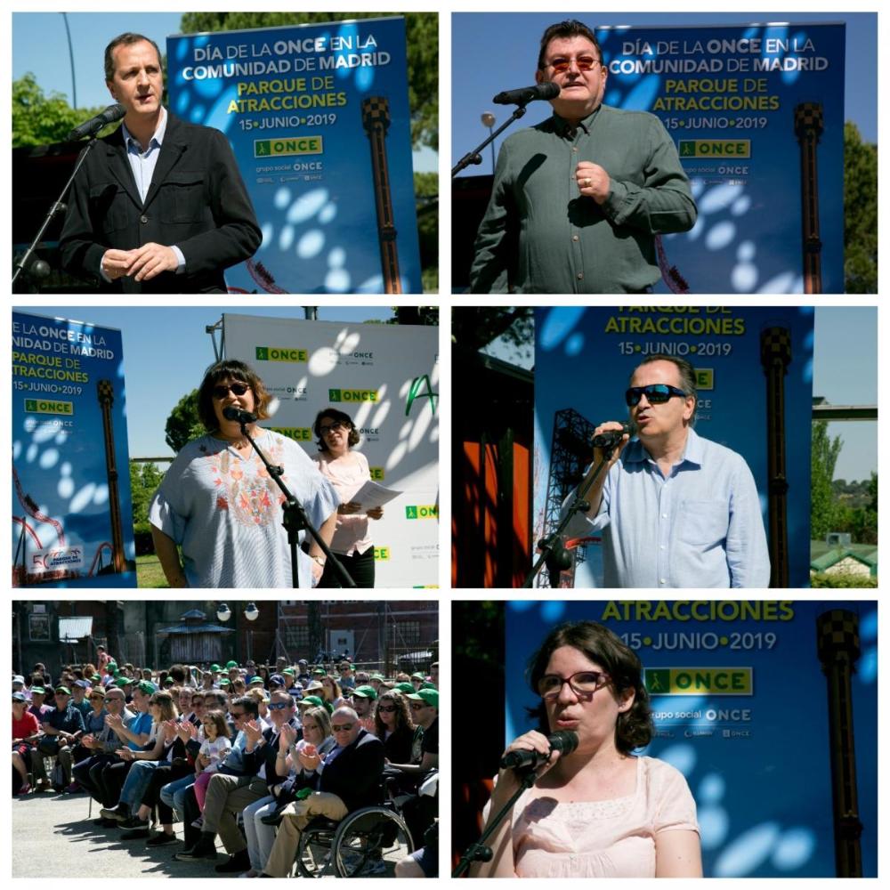 Autoridades participantes en el saludo inicial