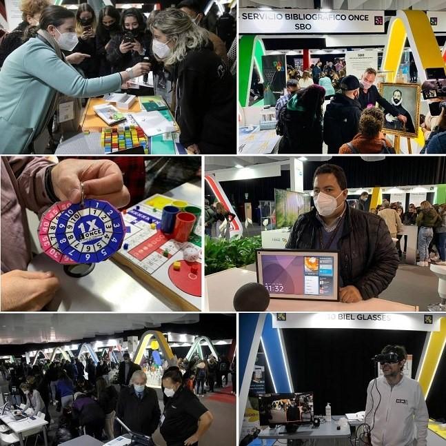 Collage con varios de los expositores